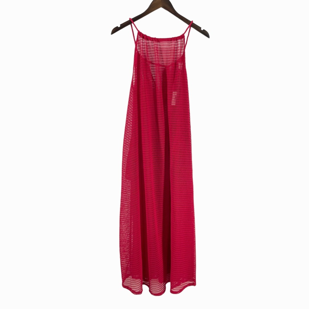 Haute‎ Hippie Red Mesh Beach Cover Up Size Large
